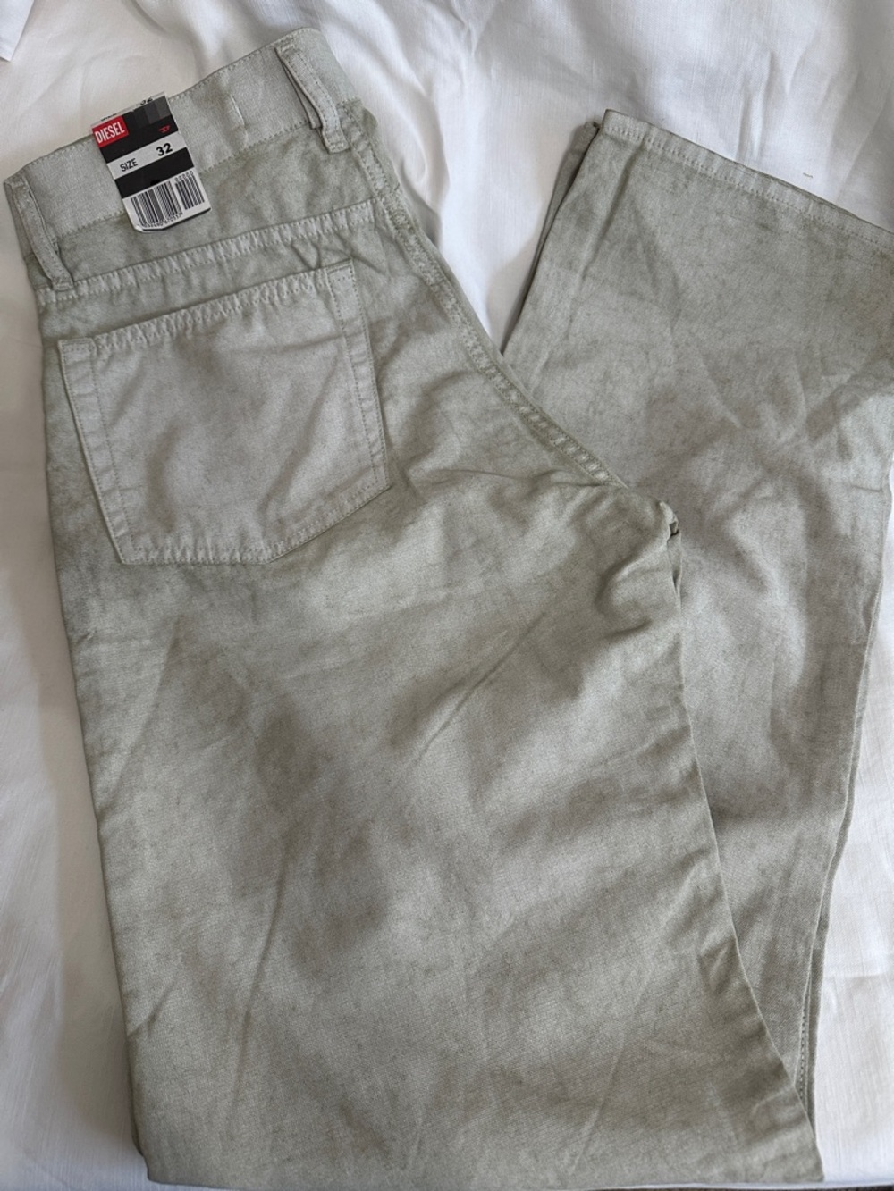 Diesel Men's Light Gray Chinos size 32